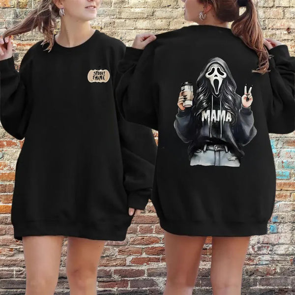 Spooky Mama Printed Fleece